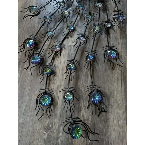 Large Hobby Lobby Art Copper Colored Metal Peacock Bird Wall Art Decor 33.5